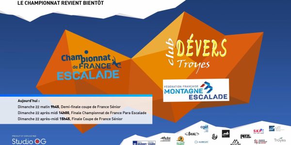 Devers - Finale Championnat de France Para Escalade - Finale Coupe de France Sénior -Studio OG